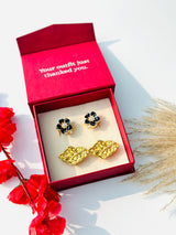 Custom Set of 4 (Black Blossom+Golden Whisper)