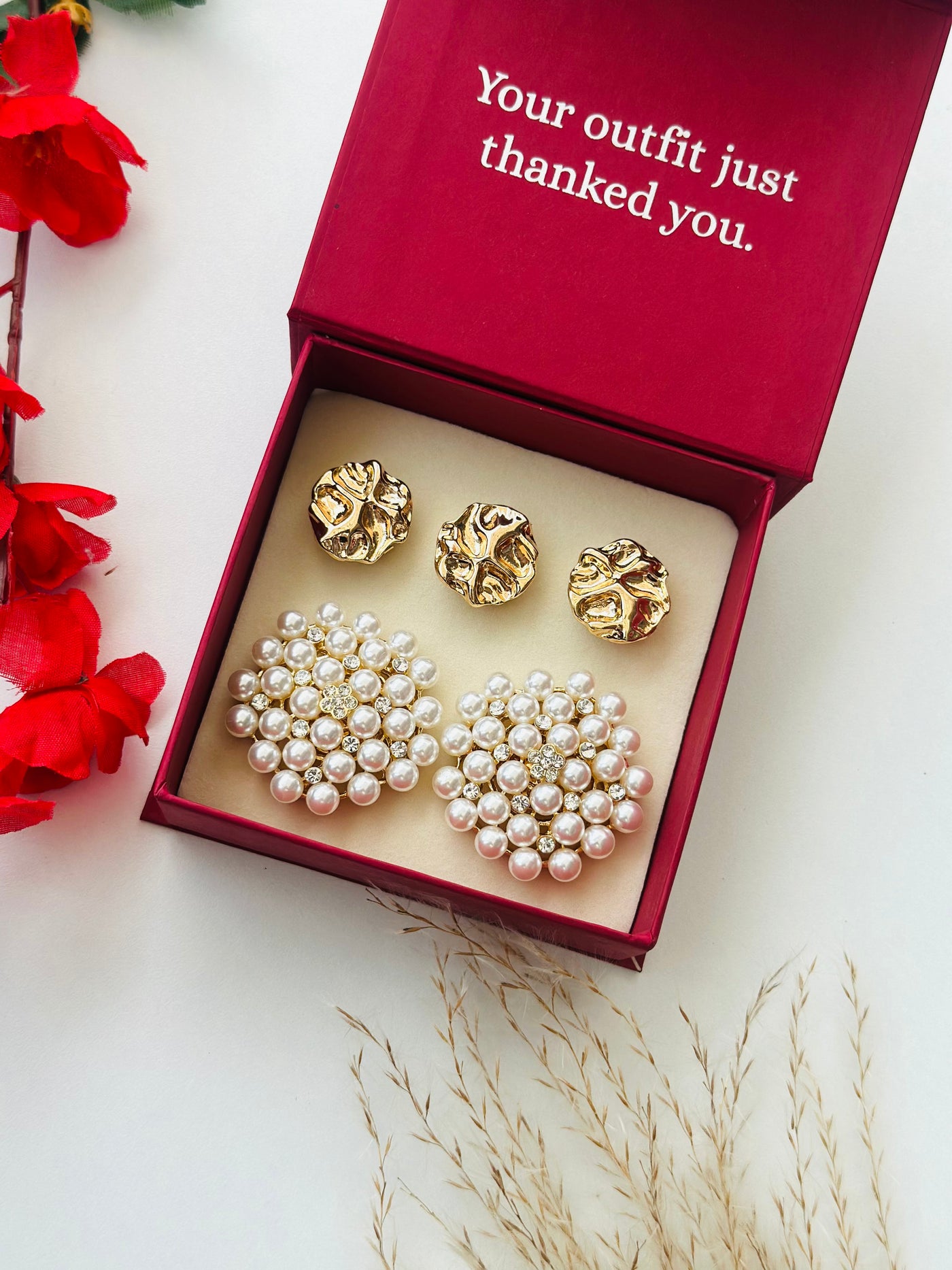 Custom Set of 5 (Molten+Pearl Bloom)