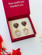 Custom Set of 4 (Strawberry Glow+Grape Pearl)
