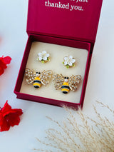 Custom Set of 4 (White Blossom+Queen Bee)
