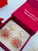 Custom Set of 4 (Blush Bloom+Sunpetal)