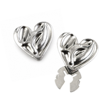 Silver Radiant Heart