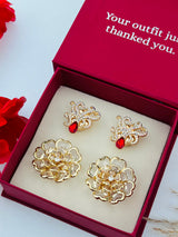 Custom Set of 4 (Scarlet Twist+Golden Bloom)