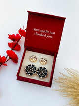 Custom Set of 4 (Golden Molten+Midnight Bloom)