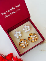 Custom Set of 4 (Pearlstone+Gilded Pearls)