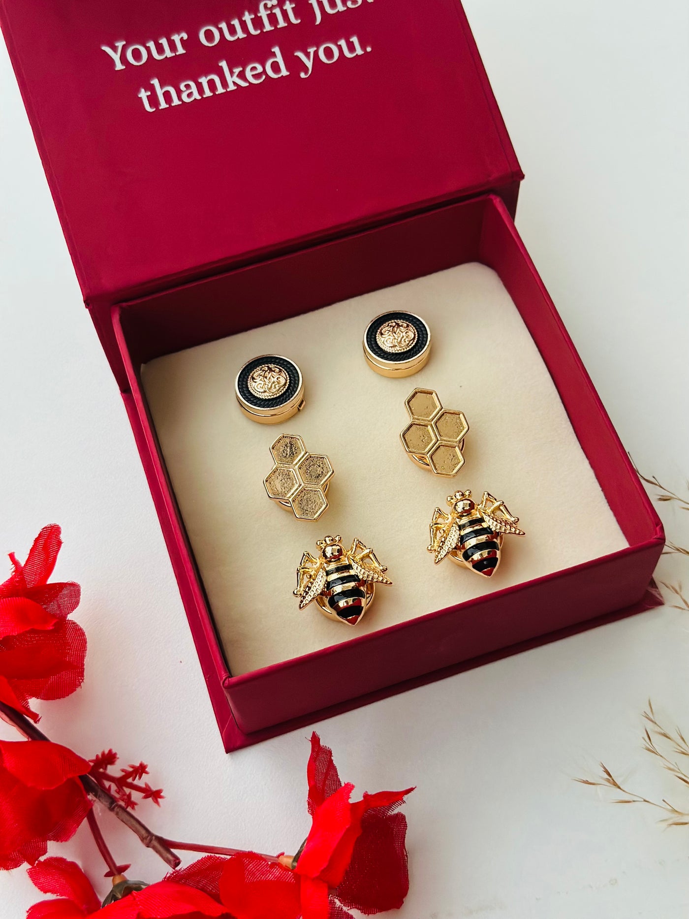 Custom Set of 6 (Black Majesty+Golden Hive+The Gentlemen’s Bee)