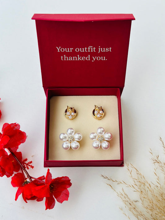 Custom Set of 4 (Pearl Dew+Pearlstone)