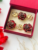 Custom Set of 6 (Molten+Ruby Rose)