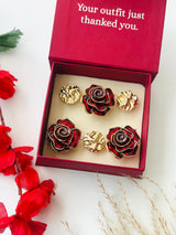 Custom Set of 6 (Molten+Ruby Rose)