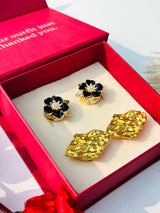 Custom Set of 4 (Black Blossom+Golden Whisper)