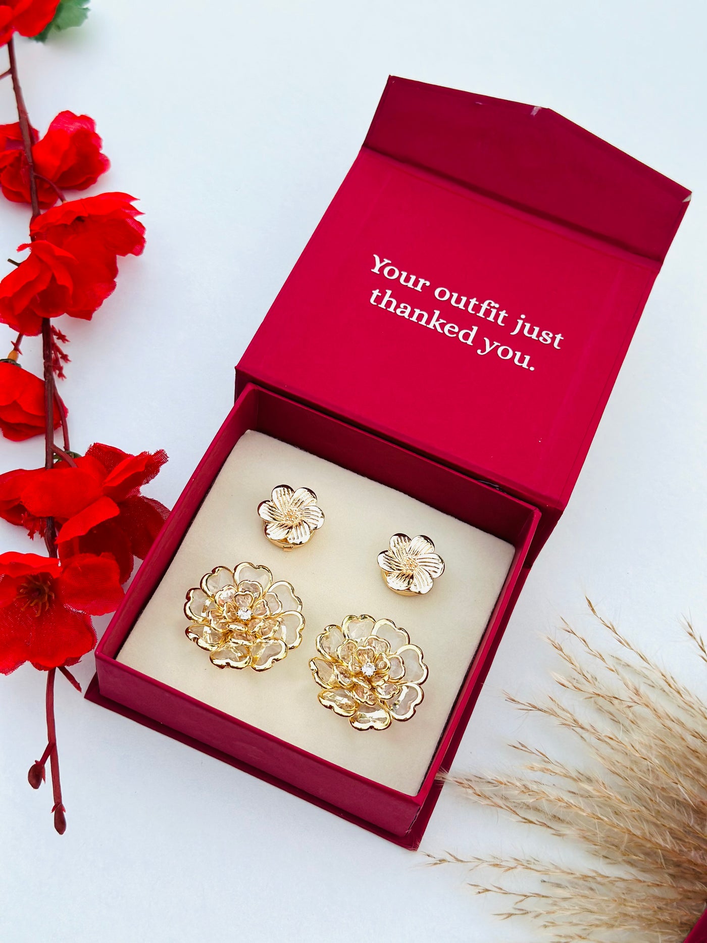Custom Set of 4 (Sunpetal+Golden Bloom)
