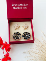 Custom Set of 4 (Ocean Pearl+Midnight Bloom)