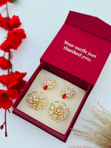 Custom Set of 4 (Scarlet Twist+Golden Bloom)
