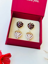 Custom Set of 4 (Strawberry Glow+Grape Pearl)