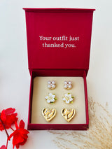 Custom Set of 6 (Baby Pearl+White Blossom+Radiant Heart)