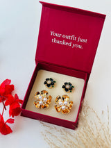 Custom Set of 4 (Blossom+Gilded Pearl)