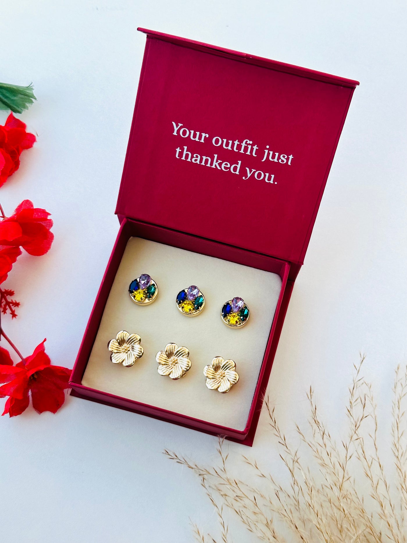 Custom Set of 6 (Navy Mirage+Sunpetal)