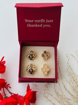 Custom Set of 4 (The Gentlemen’s Bee+Golden Hive)
