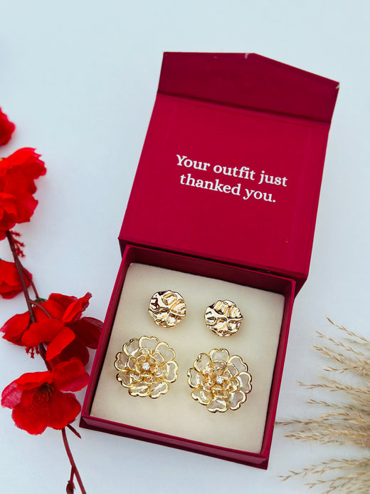 Custom Set of 4 (Golden Bloom+Molten)
