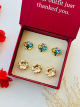 Custom Set of 6 (Violet Mirage+Sunpetal)