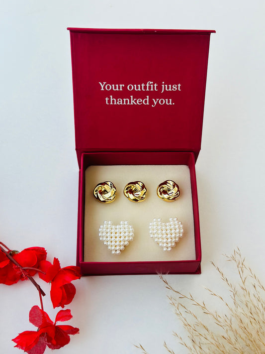 Custom Set of 5 (Signature Knot+Pearl Puff)
