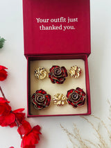 Custom Set of 6 (Molten+Ruby Rose)