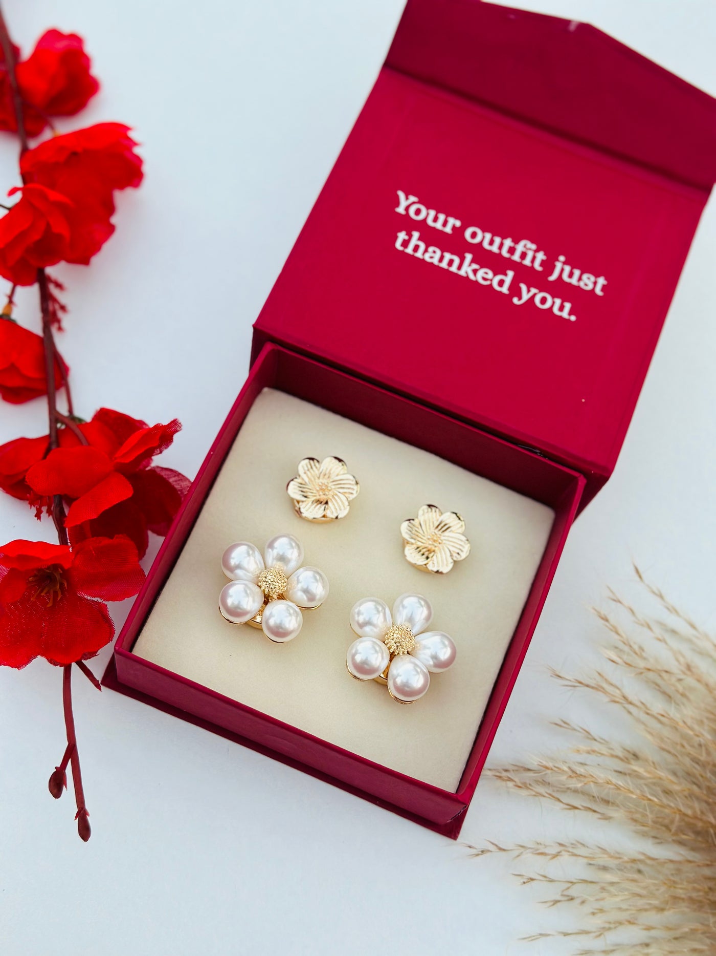 Custom Set of 4 (Pearloom+Sunpetal)