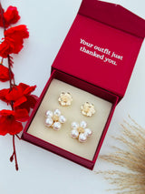 Custom Set of 4 (Pearloom+Sunpetal)