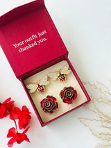 Custom Set of 4 (Honey Wings+Ruby Rose)