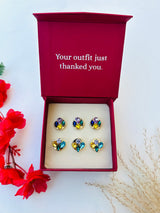 Custom Set of 6 (Navy Mirage+Violet Mirage)
