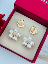 Custom Set of 4 (Pearloom+Sunpetal)