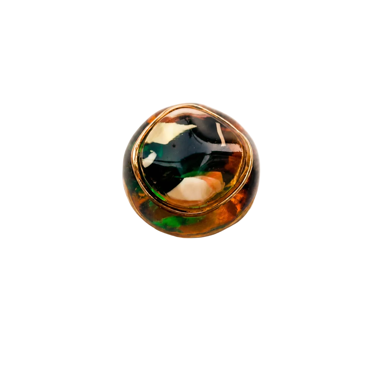 Gilded Green Orb
